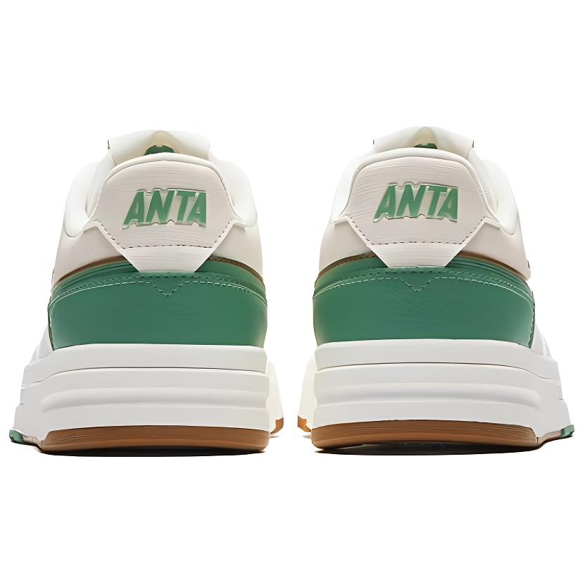 Anta Street Fun 3 Simple Versatile Wraparound Non-Slip Low-Top Skate Shoes Men Sneaker White Blue 112538051-1