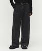 MINAV Double Knee Carpenter Wide Pants [Black]