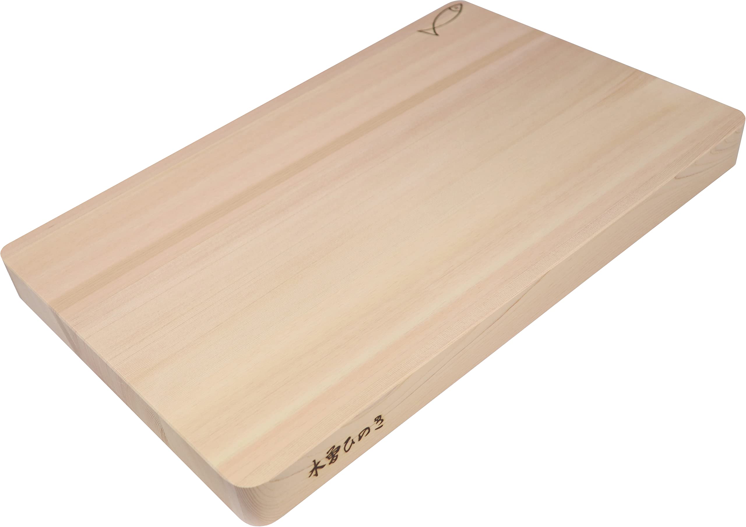 

Kiya Cutting Board, Kiso Hinoki (Cypress) Veneer, 39 x 25 x 3 cm, Natural Wood