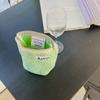 Aeiou Basic Pouch (M Size) Fur Sorbet Lime Cucumber