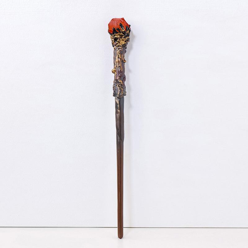 Natural  Handmade Jewelry Magic Stick Witch Princess Cosplay Props Fairy Wand Halloween Gift Ritual Tool Decoration