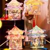 Blessing Words Mid-Autumn Festival Lantern PVC Material Handmade Lantern  Festival Celebration