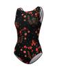 Akuatika Women'S Mid-Cut Indoor Swimsuit Aqa1664 General Use Goggles Pouch Nose Clip 7-Piece Set