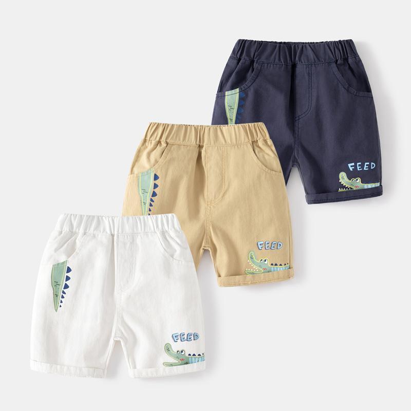 Modische Kinder Sommerhosen Jungen Fünfviertelhosen Baby Freizeithorts Kinder Cartoon Shorts
