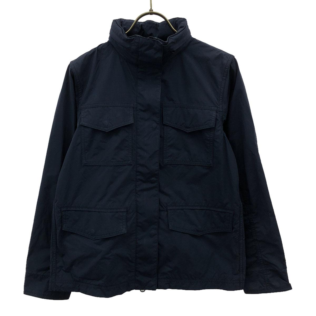 

THE NORTH FACE Globe Trekker Jacket L Navy Outdoor NPW21419 Double zipper Women Used