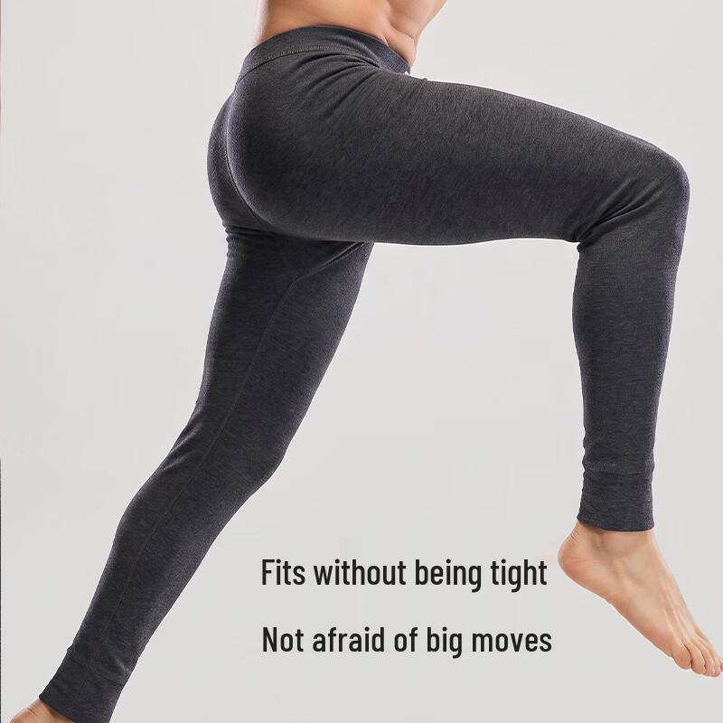 Septwolves Men's Pure Cotton Thermal Base Layer Pants