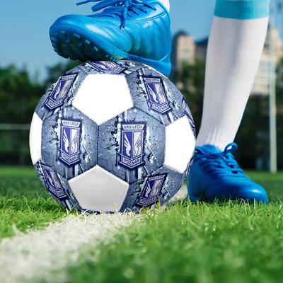 1PC Lech Poznan Poster Size 5 Soccer Ball PrahaIndoor Soccer Ball Colorful All Ages Machine Stitched PVC Competition Ready Durable High-Bounce