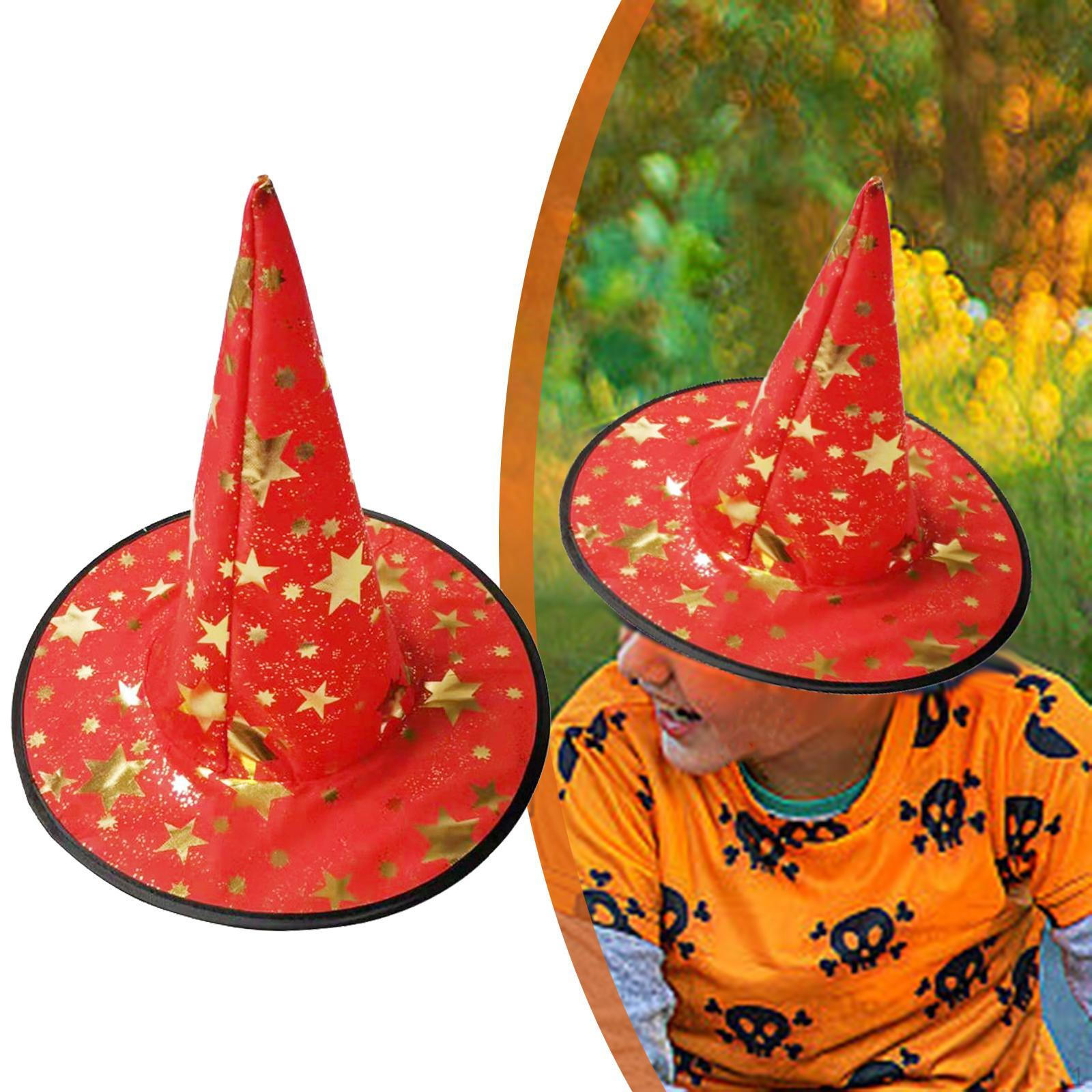

Хэллоуинская шляпа ведьмы, креативный костюм, аксессуар для карнавального фестиваля, маскарадный костюм красный