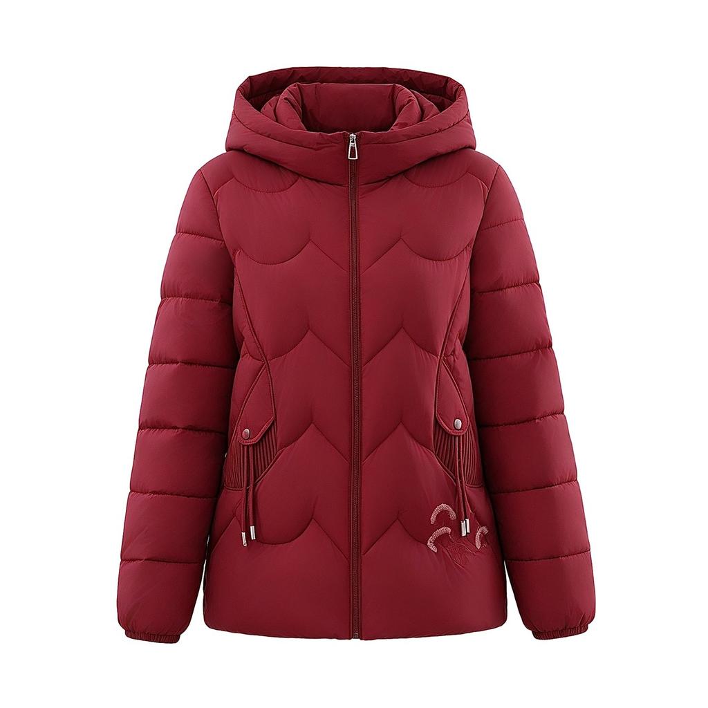 Grandma winter thickened cotton-padded clothes new mother casual coat the elderly women warm cotton-padded clothes old lady cotton-padded jacket
