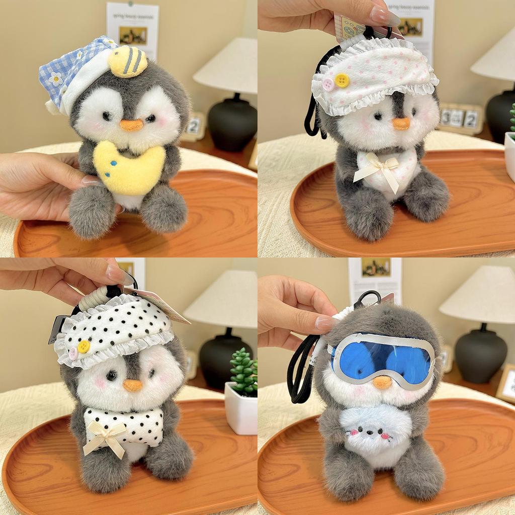 Cute Penguin Plush Toy Keychain With Fragrant Filling For Bag Decoration And Gifts