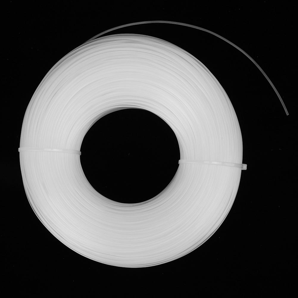 1.6mm x 175m Universal Round‑Shaped White Lawn Mower Trimmer Line Mowing Rope Accessory