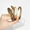 4Pcs/Set Multi-color Irregular Resin Bangles Set Wave Cuff Bracelet Set New Round Bracelets  Women