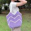 Sweet Knitted Shoulder Bag Hollowed Out Beach Bag Fashion Crochet Tote Bag  Summer