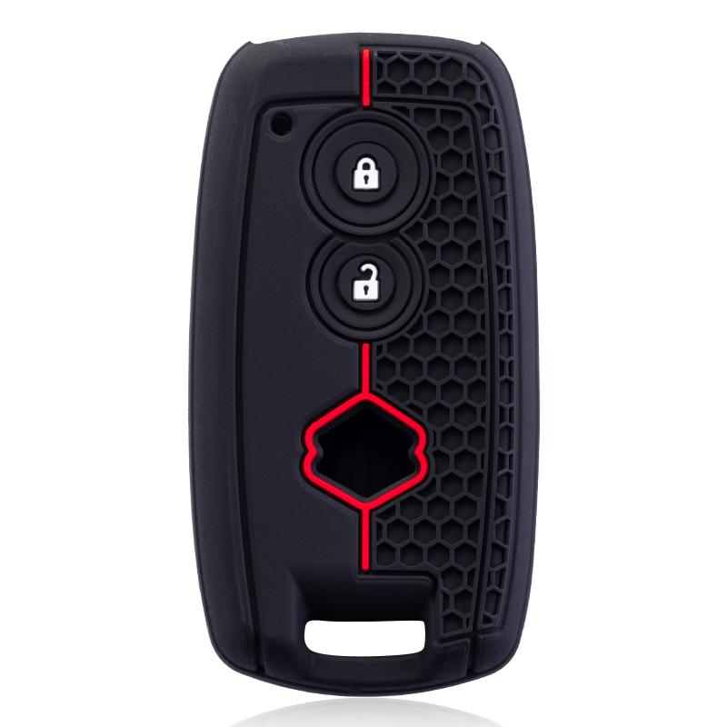 Coque en Silicone pour Clé de Voiture Support Coquille Porte-Clés Protecteur Pour Suzuki Sx4 Swift 2007 2009 Grand Vitara Scorss Xl-7 Accessoires