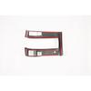 LHD Gear Shift Box Panel Frame ABS Cover Trim For 2016- Honda Civic Fiber