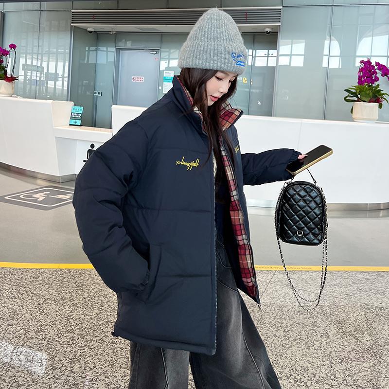 Autumn Winter Thicken Warm Parka Women Casual Sweety Solid Color Big Pocket Loose Jackets Outwear