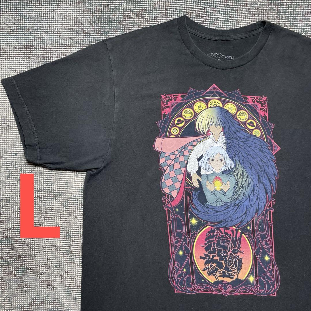 

[USED] Vintage Howl s Moving Castle Studio Ghibli Movie Anime T-Shirt