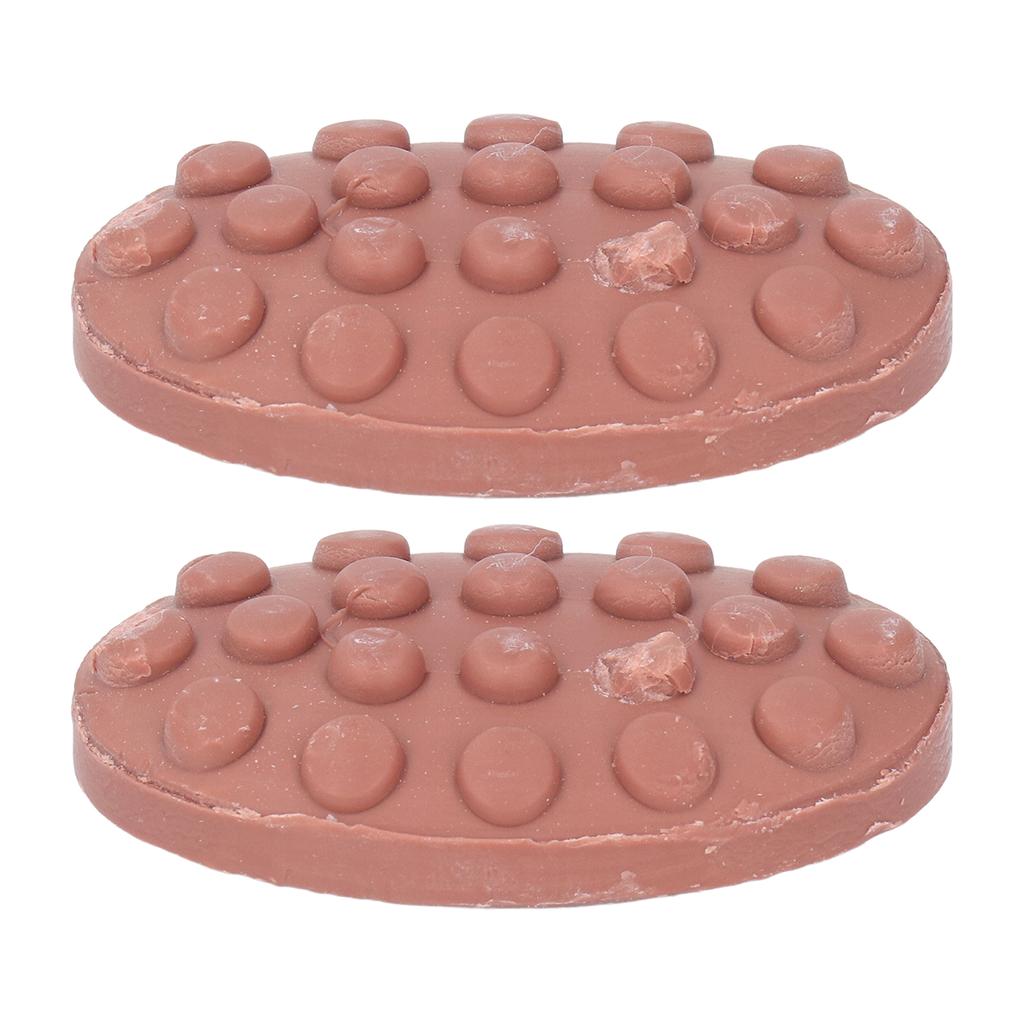 2 STÜCK Fußseife Tragbar Bio Peeling Exfolierend Entferner Fußpflege Seife für Riechende Füße