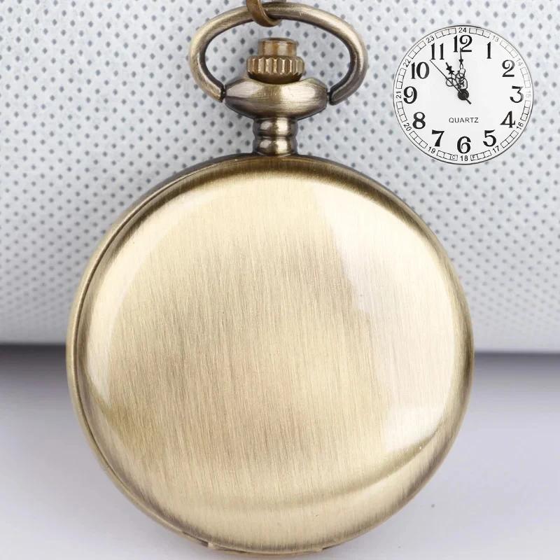 

10pcs/lot Wholesale Watch 37CM/80CM Fob Chain Quartz Pocket Watch Arabic Number Dial Pendant Fob Watch Gifts Clock for Women Men