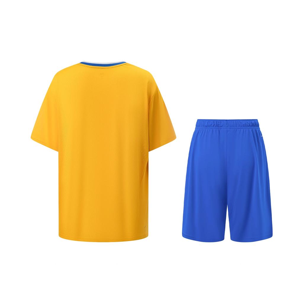 Li Ning Football Series Casual Cool Quick-Dry Simple Comfortable Football Set Men sets YATW019-5
