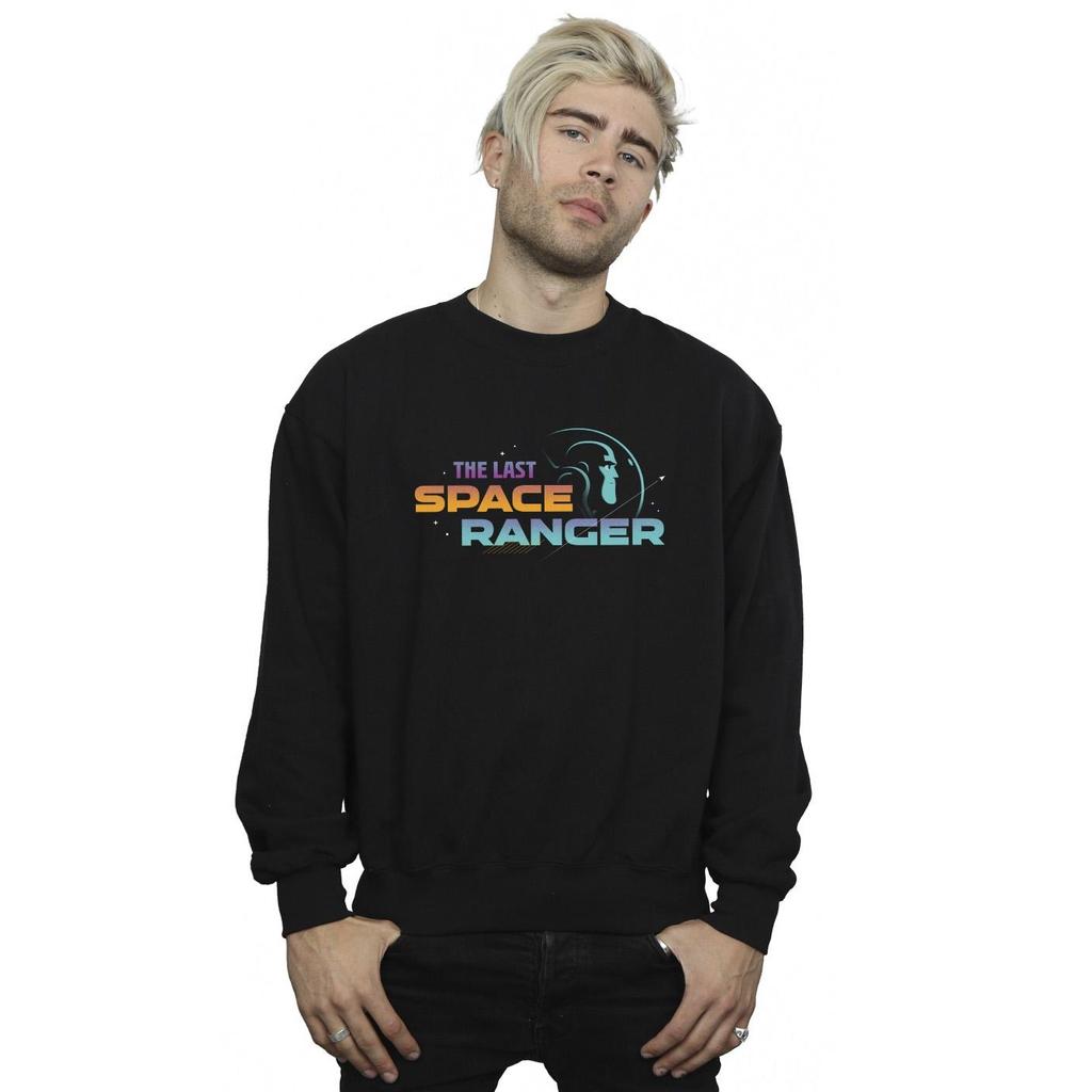 Disney Mens Lightyear Last Space Ranger Text Sweatshirt