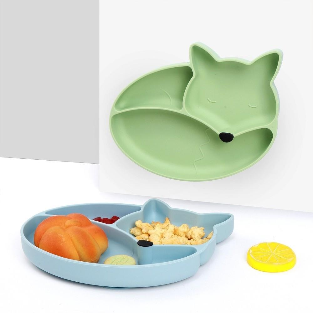 Food Grade Baby Bowls Silicone Baby Plates Premium Grip Dish  for Toddler