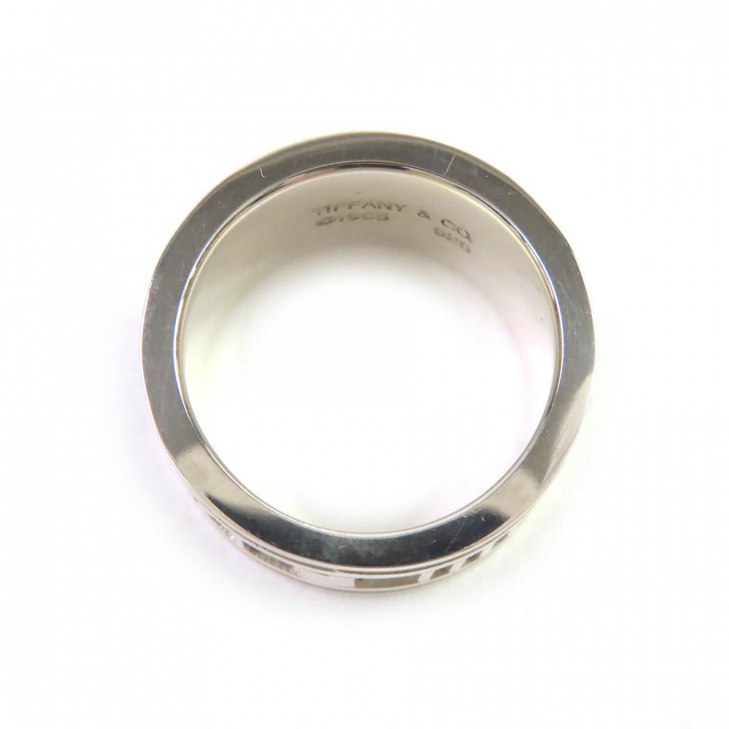 Great TIFFANY&Co. Ring Atlas Silver SV925 Women Used