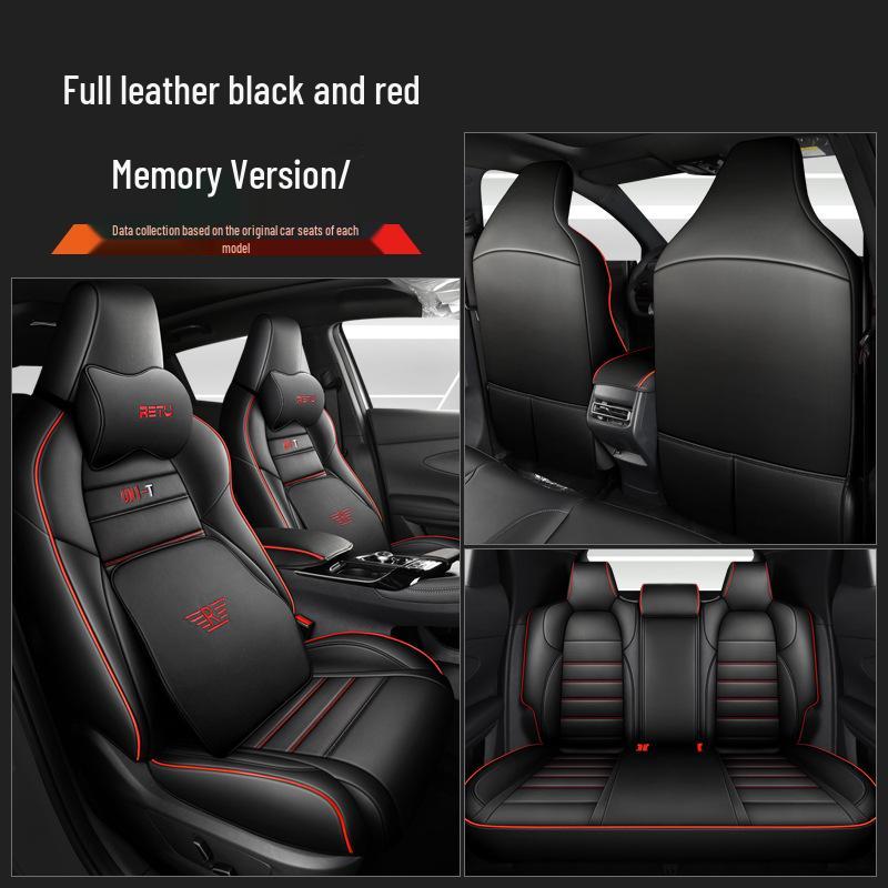 Changan UNI-T Sports Leather Car Seat Cushion Cover - All-Season Full Set