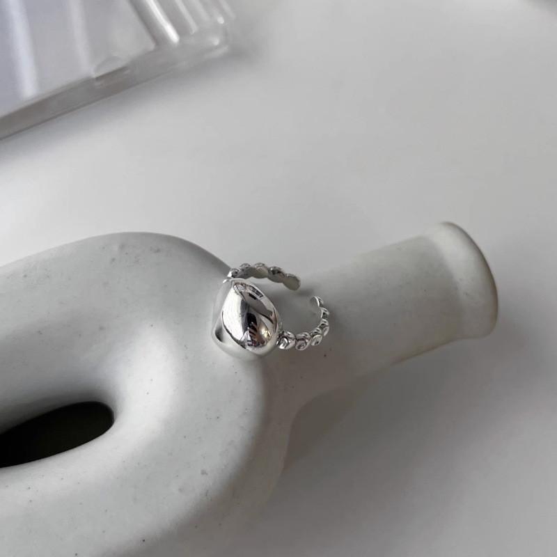 Irregular Stylish Geometric Copper Ring For Women Adjustable Open Ring Perfect For Fashion Modern
