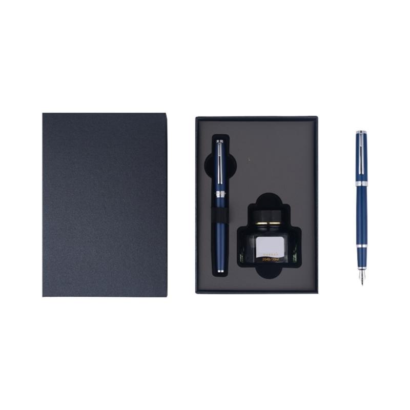 

Fountain Pen Gift Set with Ink Smooth Writing Pen Calligraphy Pen Easy to Write Office School Supplies for Homework синий