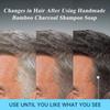 PURC Graue, weiße Haarfarbe, Färbebehandlung, Bambuskohle, saubere Detox-Seifenstange, schwarzes Haarshampoo, Behandlung für glänzendes Haar und Kopfhaut