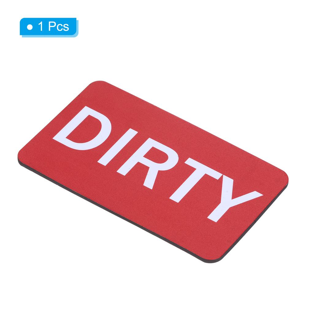 Dirty Clean Dishwasher Magnet, Dish Washer Refrigerator Kitchen Organization Clean Dirty Sign Magnet, Red, Green
