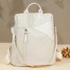 A Versatile Soft Leather Large-capacity Lady's Bag, A Casual Anti-theft Travel Backpack