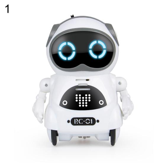 Mini Pocket Robot Voice Control Chat Record Sing Dance Interactive Kids Toy