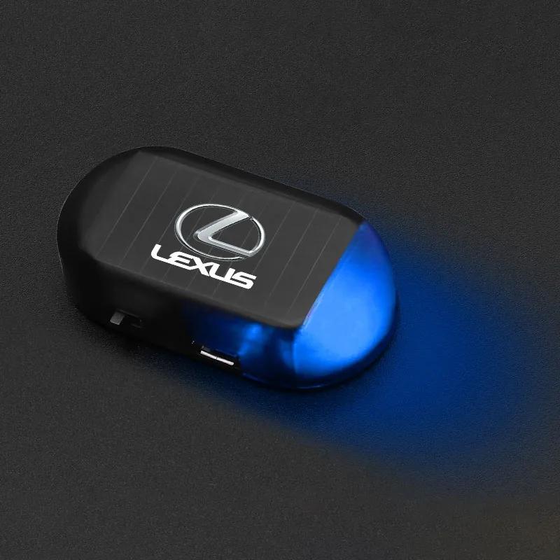 

1Pc Flash Warning LED Car Security Light Caution Lamp Auto Accessories For Lexus EX300H RX450H IS300H ES300H NX RX GS Al20 LX GX синій