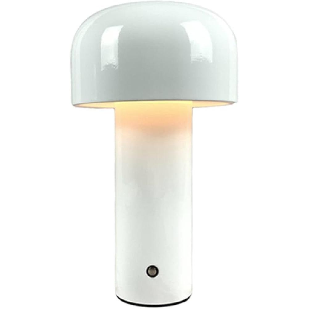 Liuwei Desk Lamp for Cordless Touch Dimming,USB Rechargeable Led Night Light Modern Mushroom Table Lamp for Living