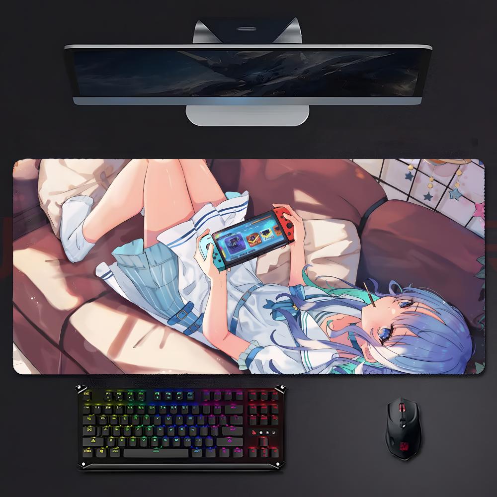 Virtual Idol Bright Hhoshimachi Ssuisei Mouse Pad Mousepad Large Gaming Lockedge Thickened Pc Table Desk Mat