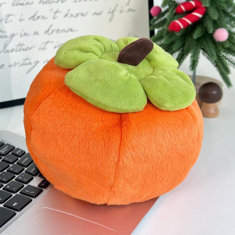 Cuter Capybara Pig Dog Plush Dolls With Apple Persimmon Design For Kids Gift And Collectors