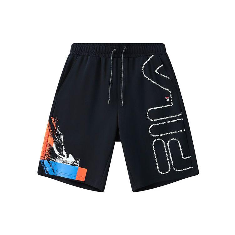

FILA Logo Print Casual Sports Shorts Men Bottoms Heritage-Blue F11M128607F-NV