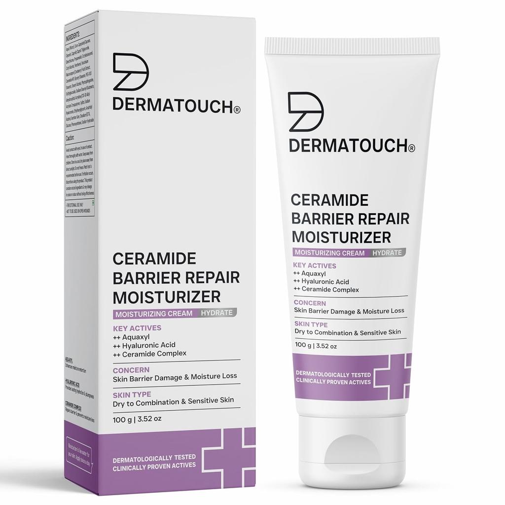 Crème hydratante réparatrice de barrière à la céramide | Hydratation profonde et soutien de la barrière | Aide à réduire la perte d'hydratation | 100g