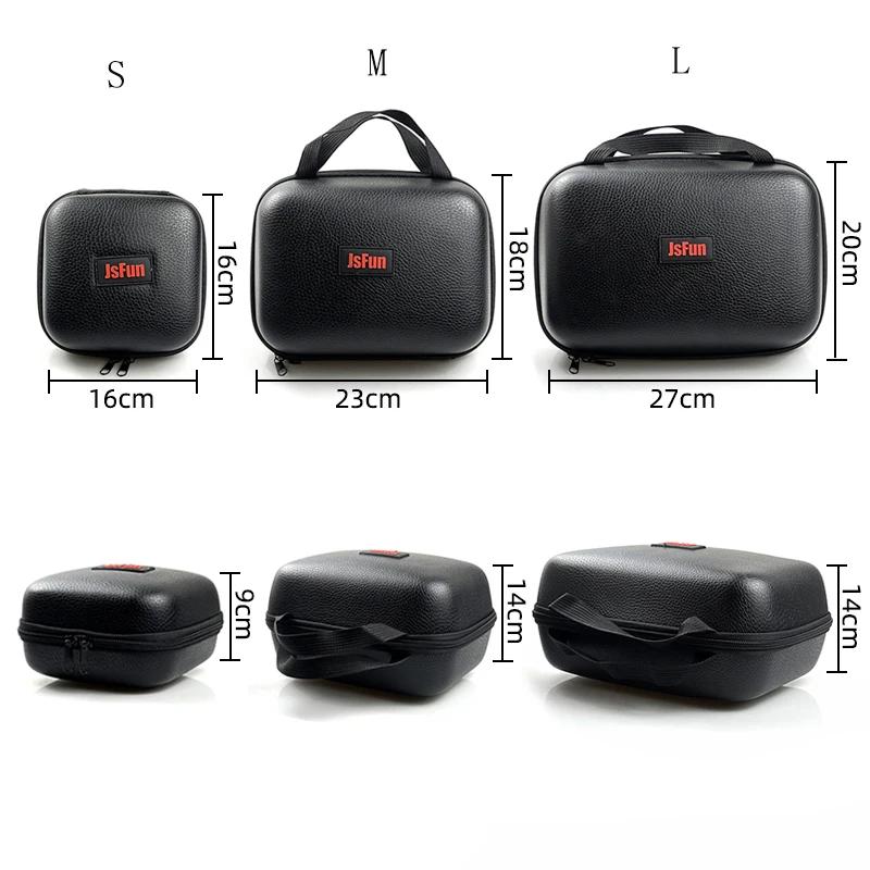 S/M/L Döndürme Balıkçılık Çantası PU Kılıf Kılıfı Balıkçılık Makarası Çantası Darbeye Dayanıklı Su Geçirmez Balıkçılık Takımı Saklama Kutusu 1-2 Balıkçılık Makarası İçin