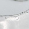 Bracciale a Doppio Strato Stella e Luna in Argento Sterling S925 per Donna - Regalo Elegante per il Compleanno della Migliore Amica o della Fidanzata.