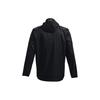 Under Armour Logo Print Zip-Up Hooded Long-Sleeve Jacket Men Jacket Black 1321439-002