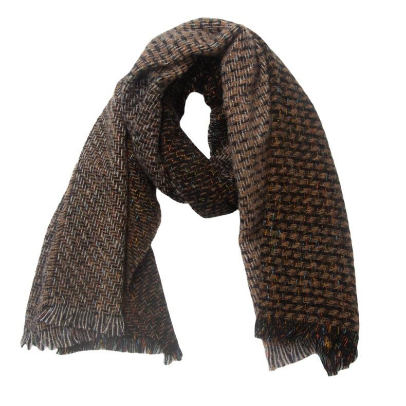 Ladies' New Double-Sided Thickened Versatile European And American Autumn And Winter Scarf, Air Conditioning Shawl