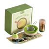 Matcha teseremoni Japansk teseremoni Te Chashaku Matcha og visp 7-delt sett, Redskaper, Bolle, 100-strå Chasen, (Teskje), Pulver, (Grønn)