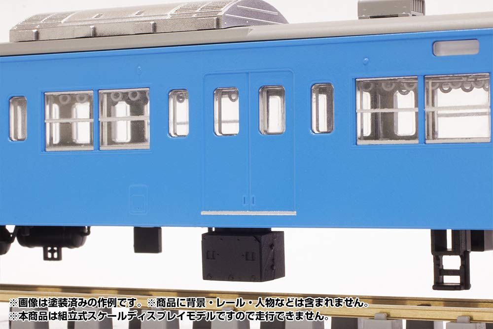 PM Office A 1/80 Scale JR West 201 Series DC Electric Car (Keihanshin Local Line, Saha 201) Display Model, Unpainted Assembly Plastic Kit, PP089