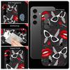 Coque Mode Motif Baisers Lèvres Pour Samsung Galaxy S26 S25 Ultra S24 S23 S22 Plus S21 FE A15 A16 A17 A35 A36 A54 A55 A56 5G Coque Souple