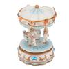 Rotating Horse Style Music Box Musical Box with Colorful Lights Valentine"s Day Gift Home Decor