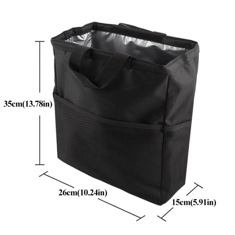 Waterproof Hanging Litter Bag Leak Proof Garbage Storage Car Accessories Car Waste Bins  Rear Seat
