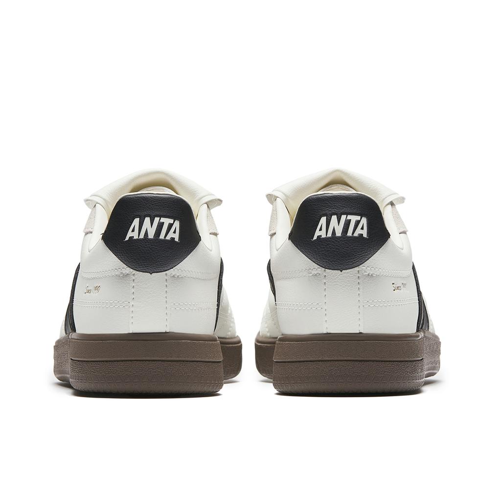 Anta Flap Shoe Skateboard Shoes Men's Ivory White/Basic Black 912628069-7